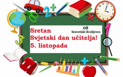 Svjetski dan učitelja – 5. listopada 2026.